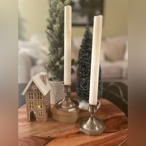 Vintage Brass Candleholders